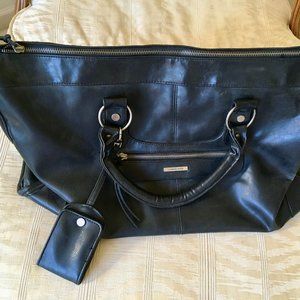 Large Genuine Leather Victoria's Secret Weekend Bag